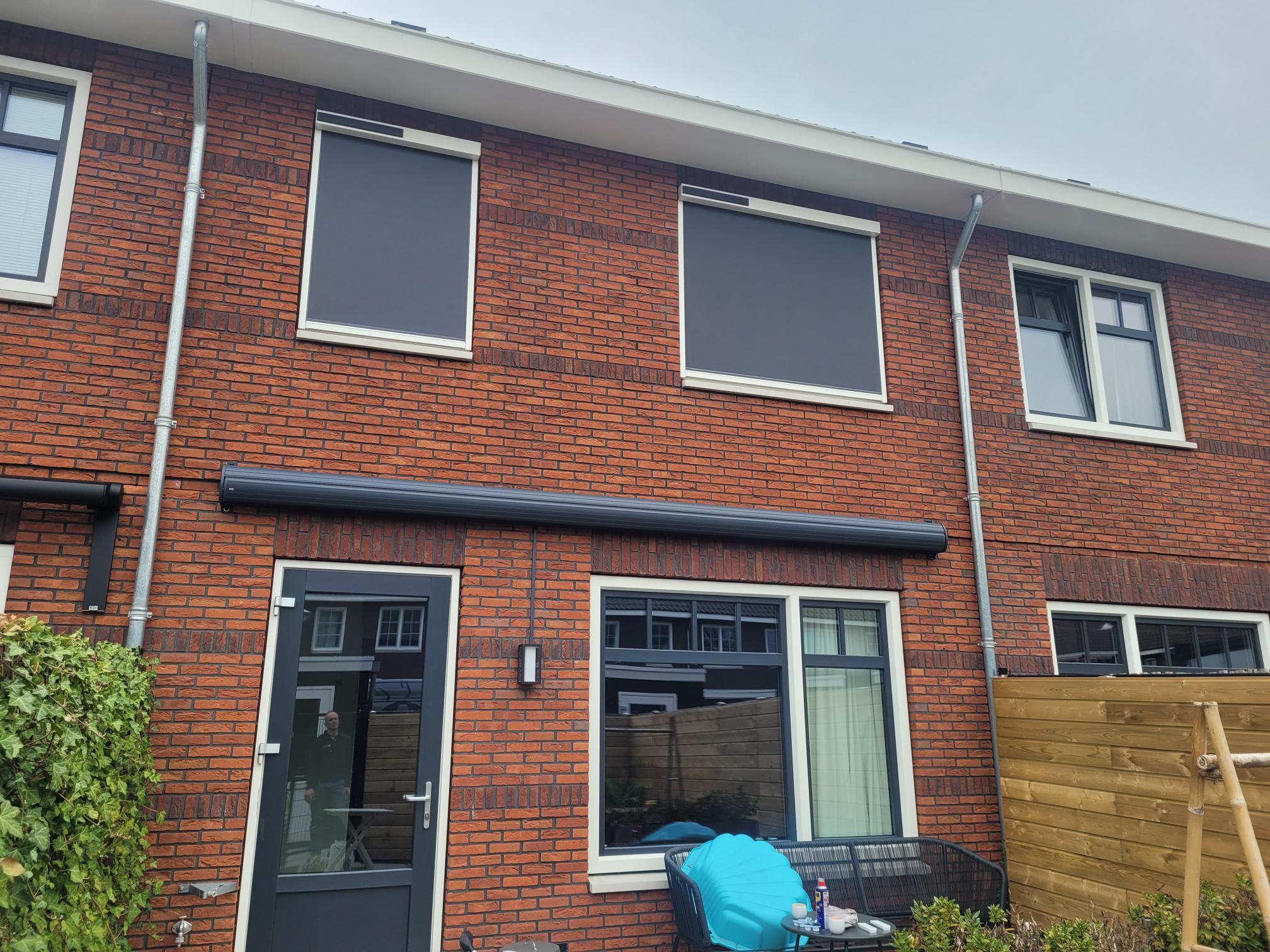 Solar screens Windvast wit