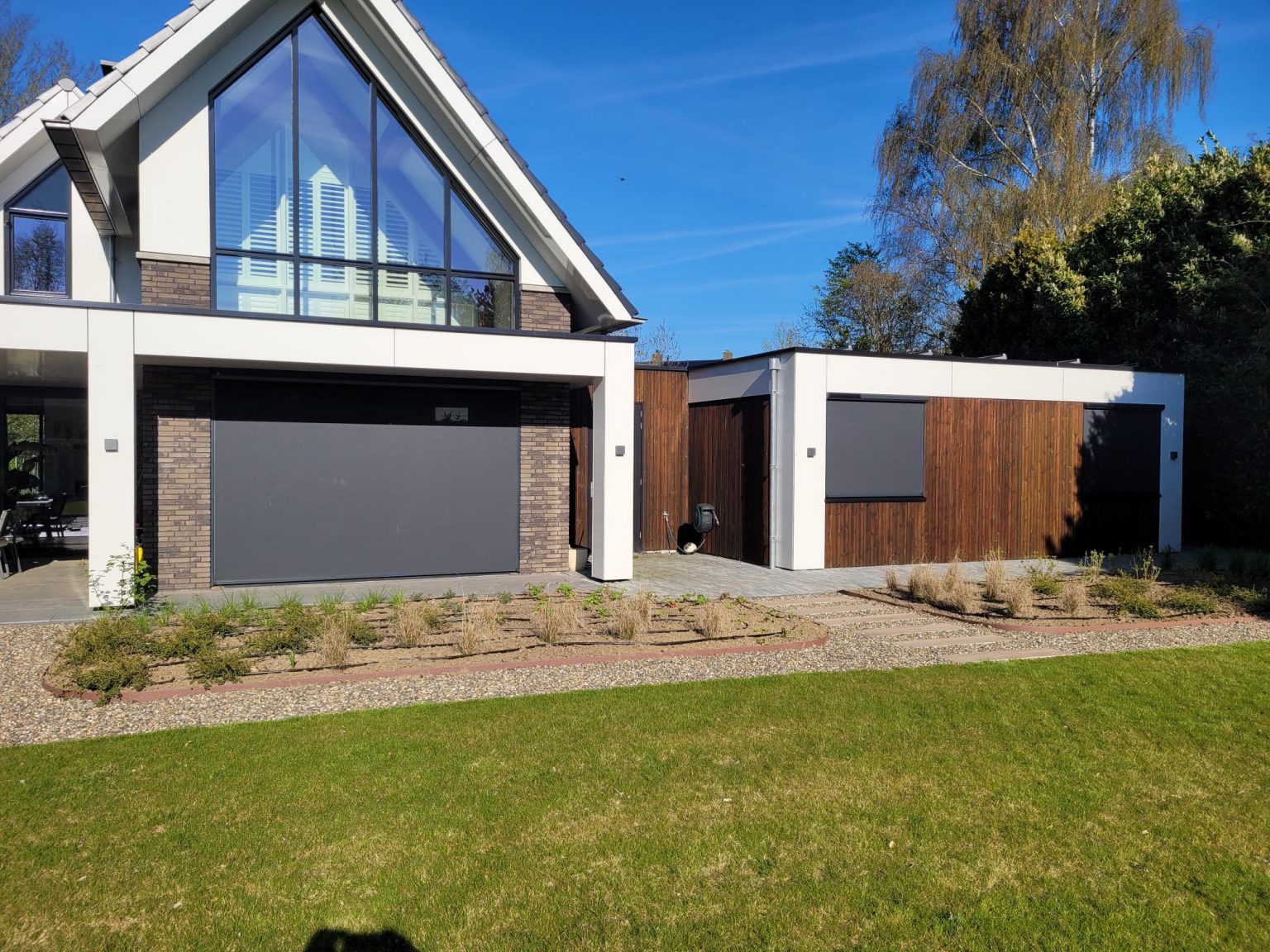 Windvaste screens Solar Antraciet